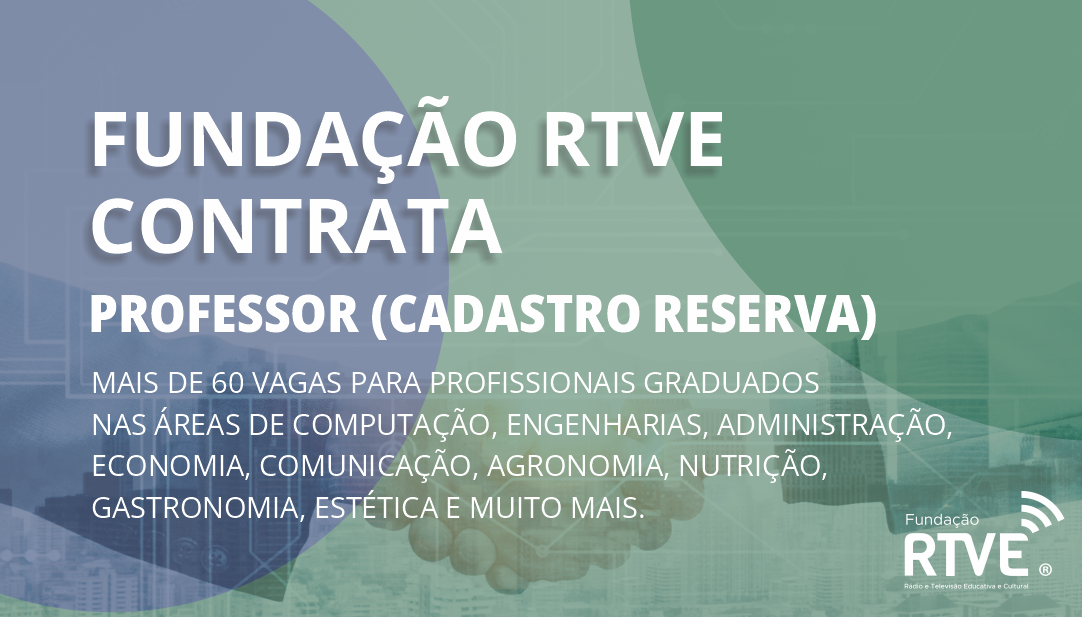 Fundação RTVE abre seleção para Professor Horista